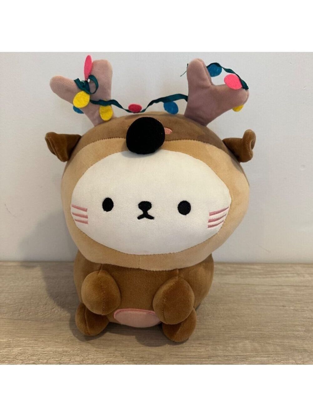 Mimico Reindeer Luna 11in Christmas Plush Viral Weighted Holiday Stuffed Animal